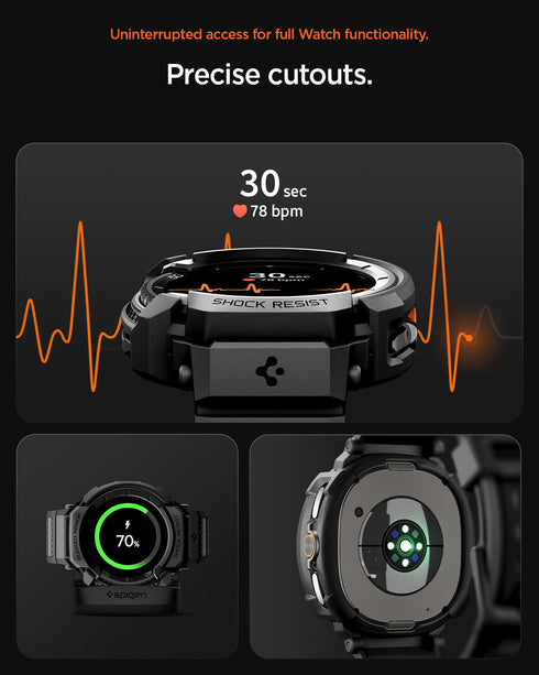 Spigen Galaxy Watch 8 Classic (46mm) Rugged Armor Pro Case + Band